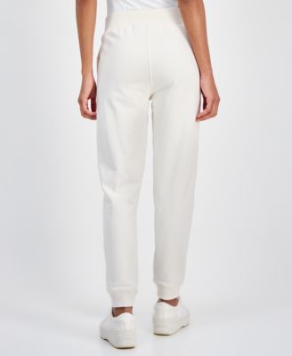 Women's Logo Ribbed-Trim Relaxed Sweatpants