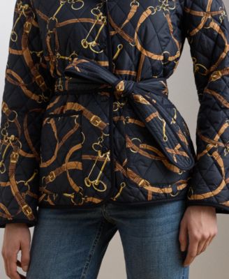 Women's Belted Quilted Jacket