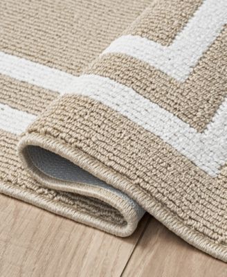 Double Line Border Tufted 2-Pc. Runner Rug Set