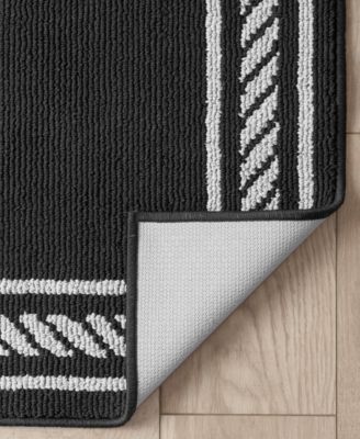 Rope Border Tufted 2-Pc. Runner Rug Set