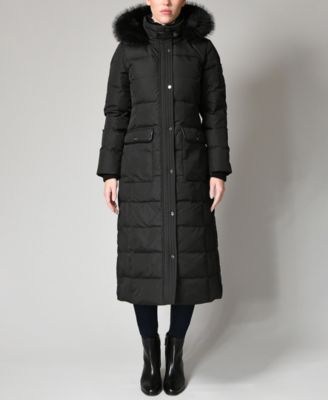 Lauren Ralph Lauren - Women's Faux-Fur-Trim Maxi Puffer Coat