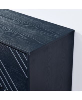 Blue Farmhouse Buffet Cabinet - 60.5" Sideboard