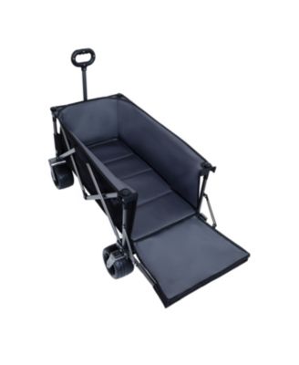 Collapsible Folding Wagon - 400LBS, All-Terrain Wheels