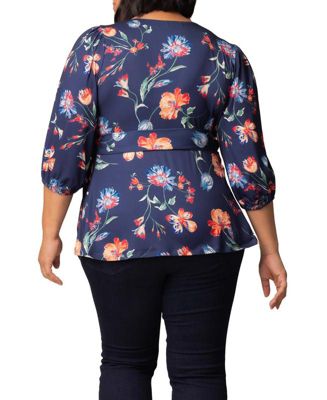 Women's Plus Size Nina V-Neck Wrap Top