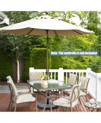 35lbs Umbrella Base with Built-in Cement