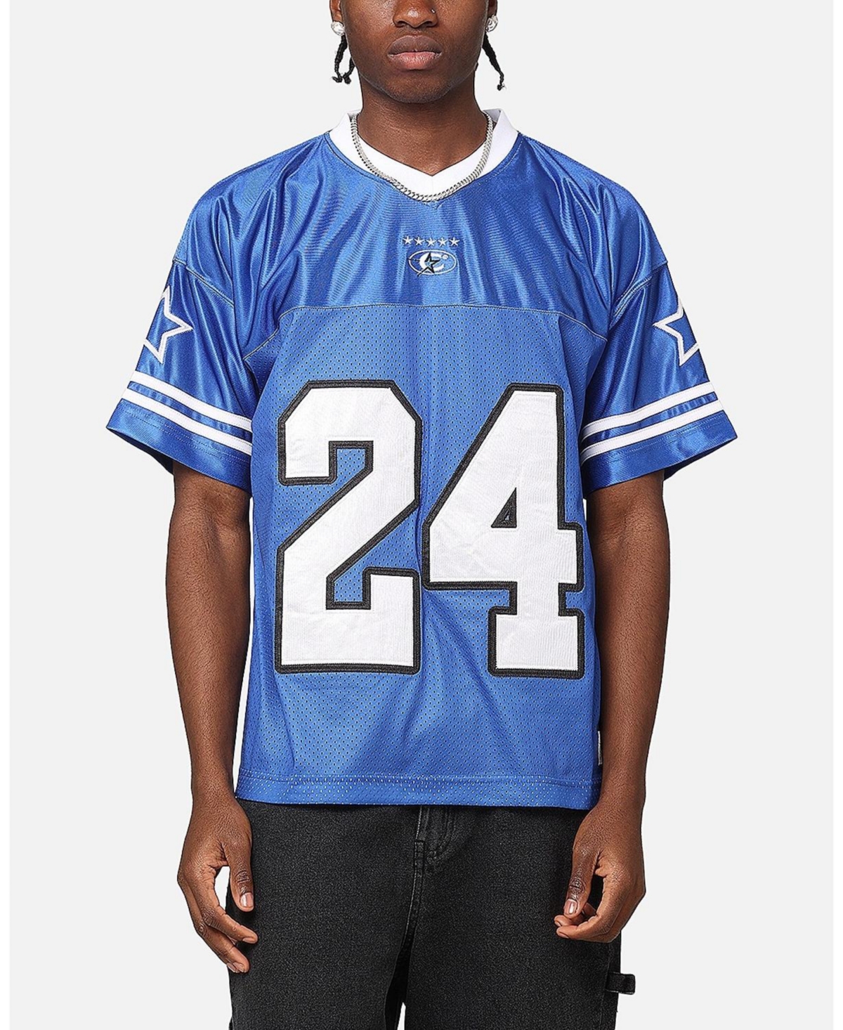 Men's Nova Football Jersey - Royal/white