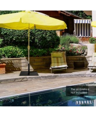 42 LBS Weighted 25 Inch Square Patio Umbrella Base