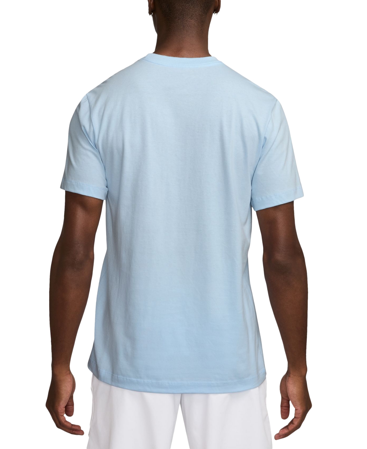 Nike Court Men's Short Sleeve Graphic Tennis T-shirt In Blue