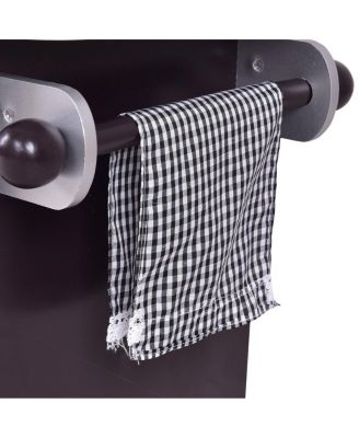 Kids Cooking Pretend Play Toy Wooden Kitchen Set Children Playset Vintage