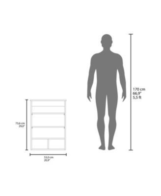 1Pc 5 Shelves, Mirrored Door & Space-Saving Design Medicine Cabinet