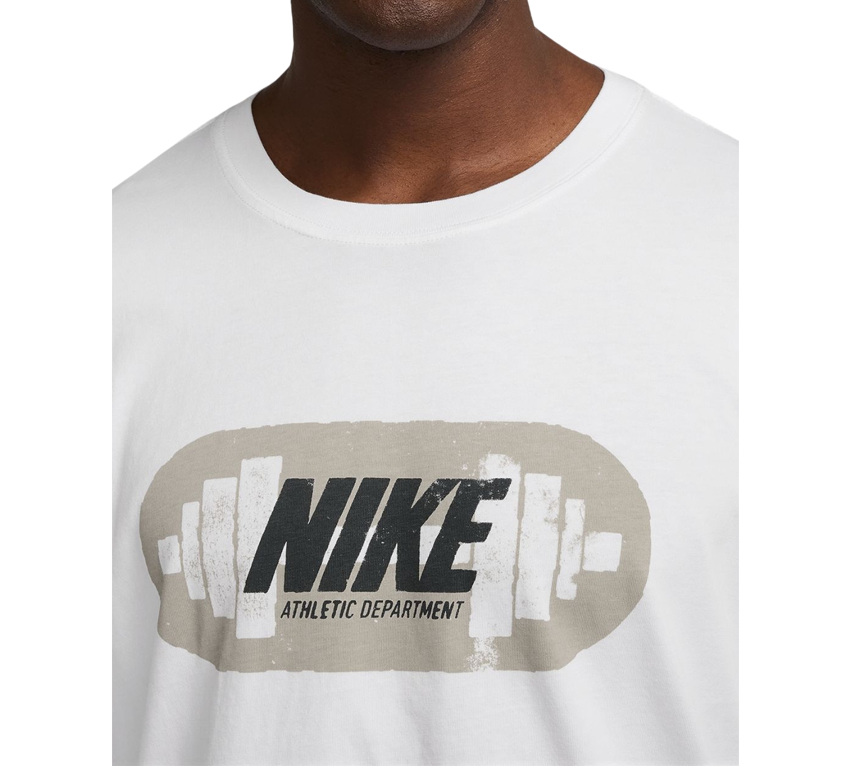 Nike Men's Max90 Relaxed Fit Short Sleeve Logo Graphic Training T-shirt In White