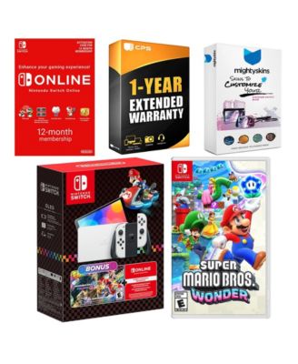 Switch OLED Console Mario Kart 8 Bundle with Super Mario Bros.