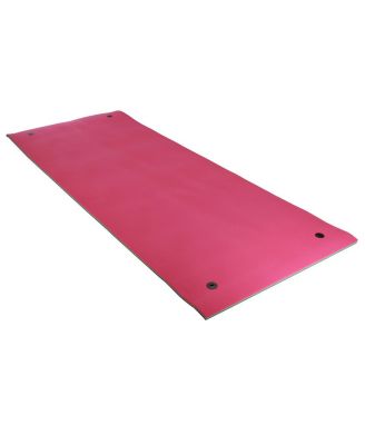 Rose Pink Water Floating Mat Foam Pad, 13x5FT Bouncy Tear-Resistant XPE Foam