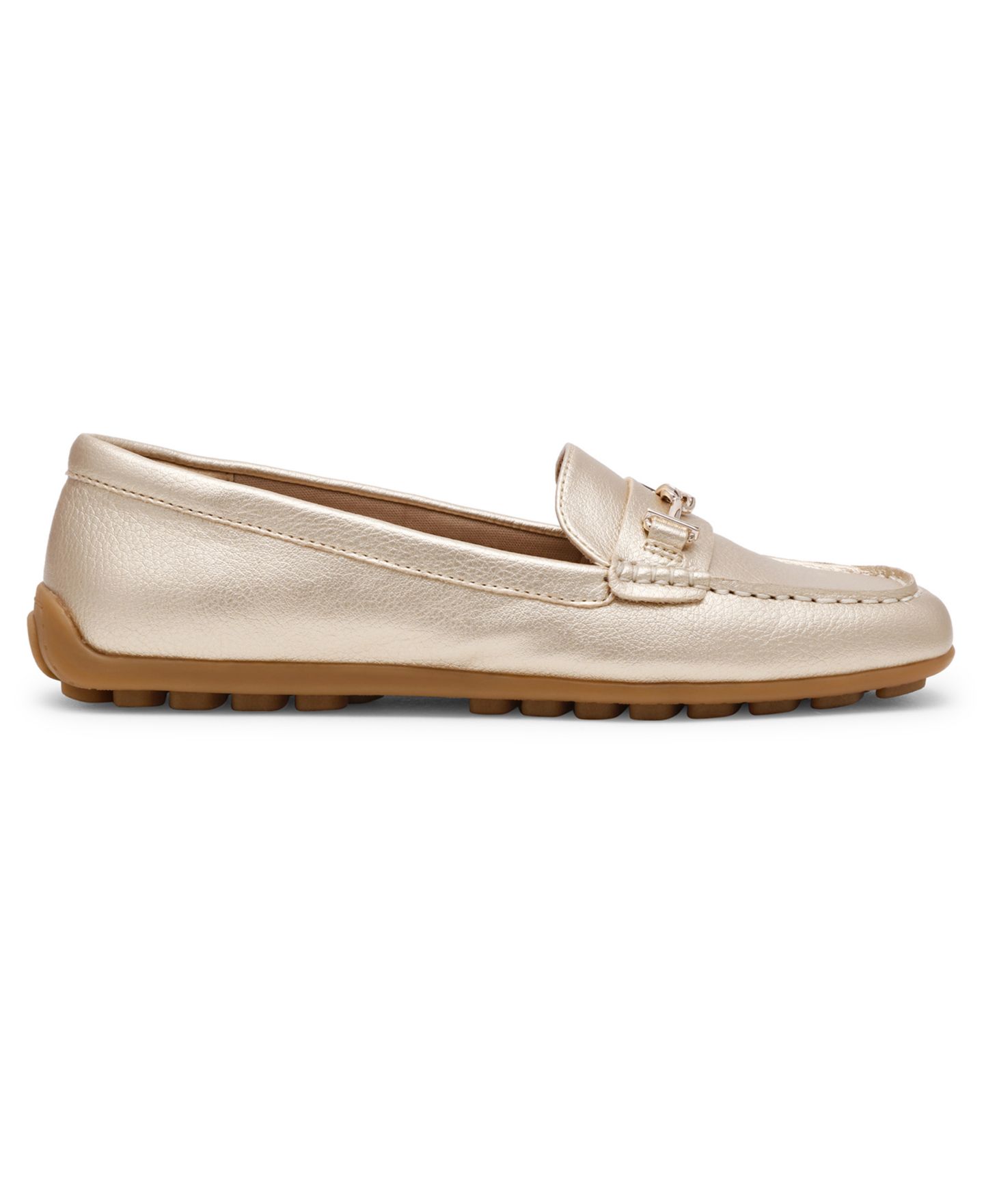 Женские туфли Anne Klein Hanna Slip On Driving Moc, цвет: Платиновый — фото 2