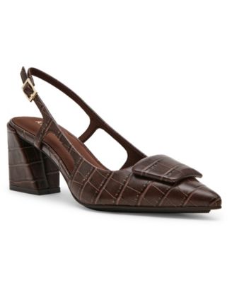Women's Renetta Slingback Block Heel Pumps
