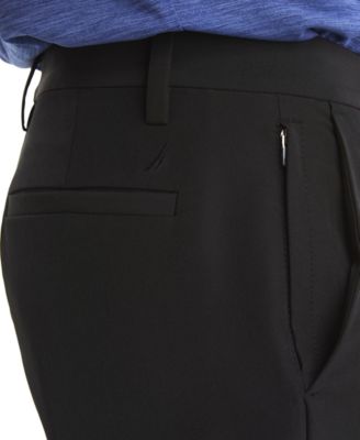 Men's Signature Slim-Fit Flat-Front Performance Pants
