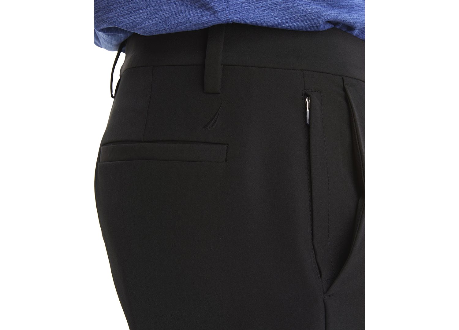 Men's Signature Slim-Fit Flat-Front Performance Pants