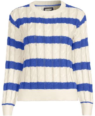 Women's Drifter Cable Pointelle Stitch Sweater