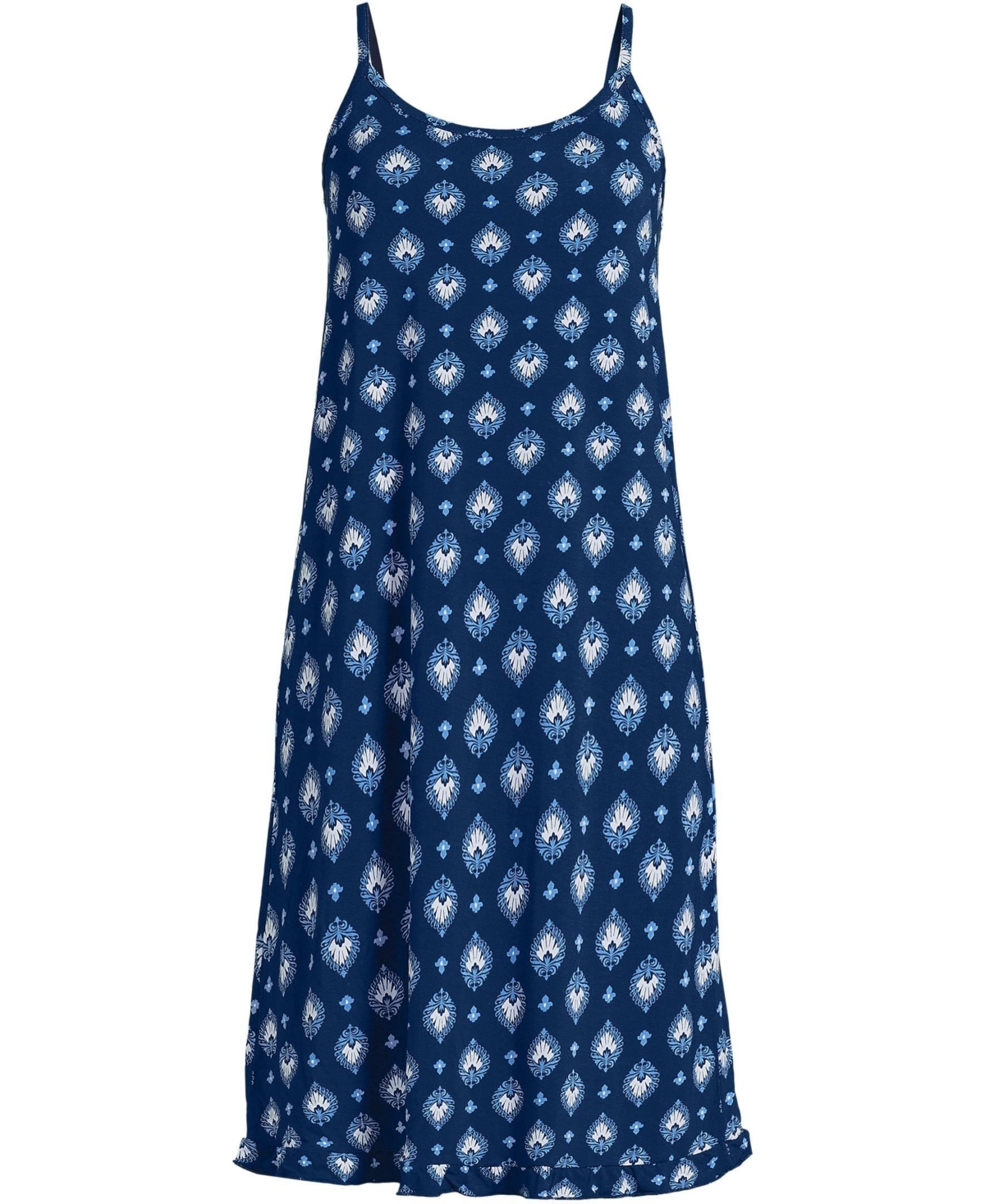 Lands' End Women's Cooling Knee Length Slip Nightgown