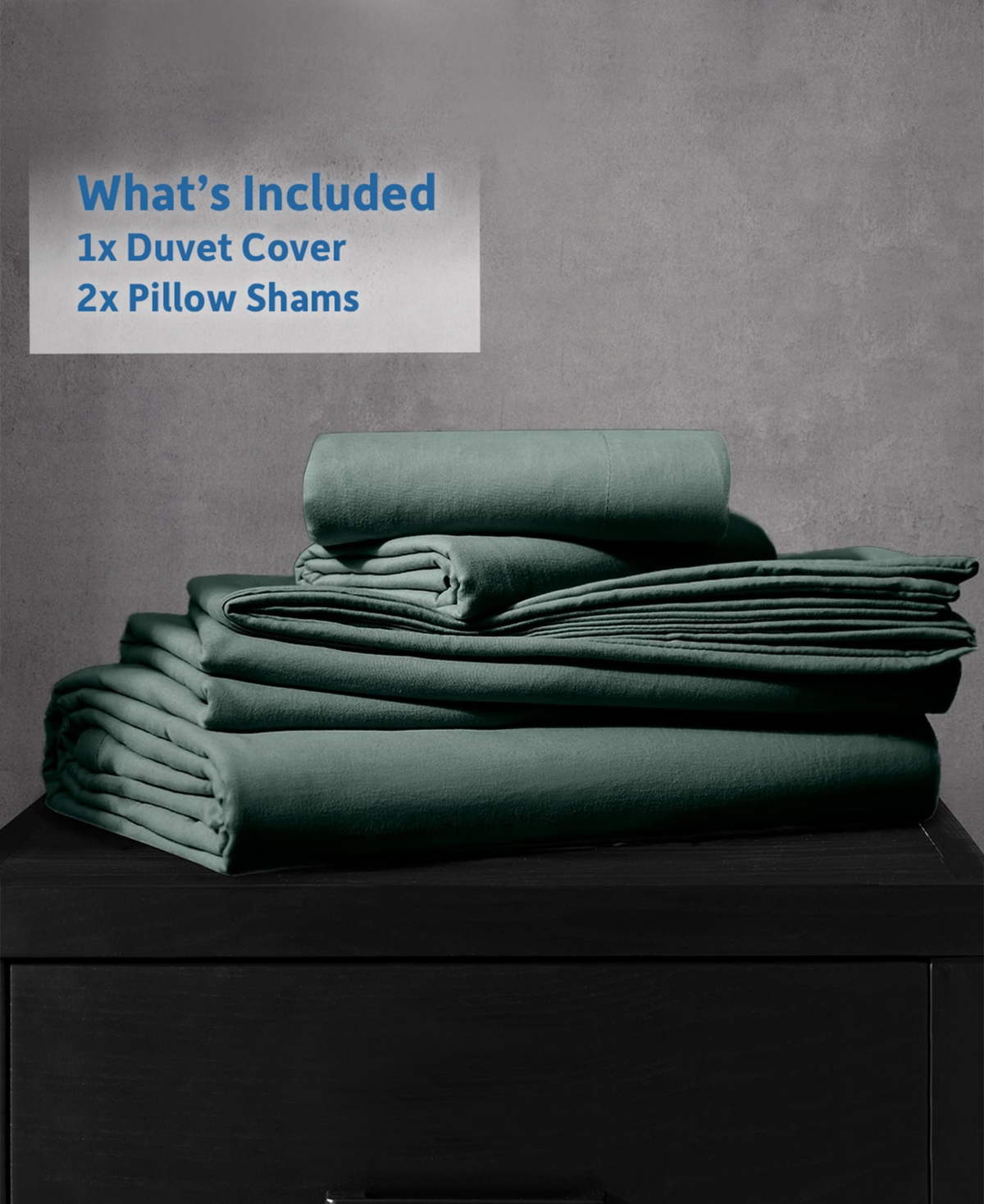 Nestl Ultra Soft Prewashed 3-pc. Duvet Cover Set, Full
