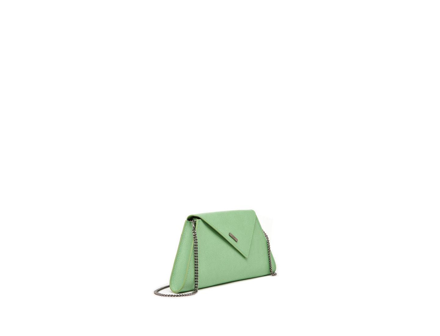 Женский клатч SUSU Leather Clutch Bag Summer Green Evening Purse Unique Handbag, цвет: Зелёный — фото 2