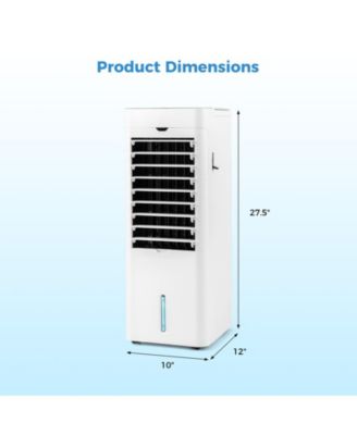 Evaporative Air Cooler and Heater with 3 Modes 3 Speeds and 2 Ice Boxes