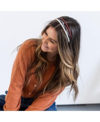 Headband Set - Red +  Gold