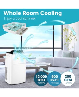 13,000 BTU cooling 4-in-1 portable air conditioner