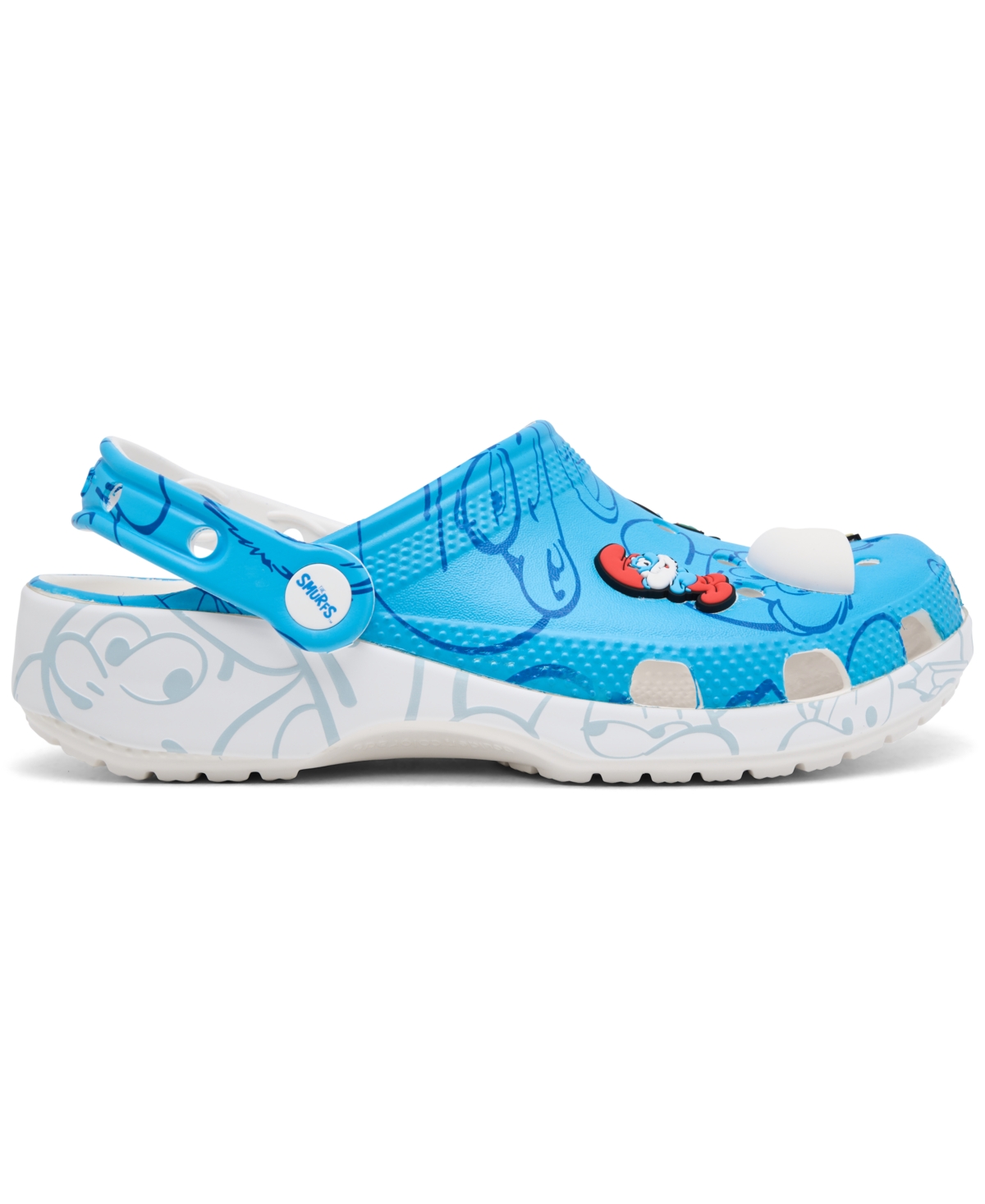 Crocs X Smurfs Big Kids' Classic Clogs From Finish Line