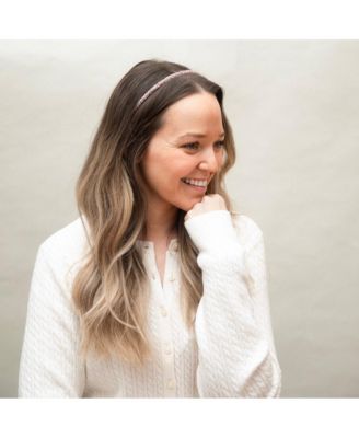 Thin All that Glitters Headband - Pink + Silver