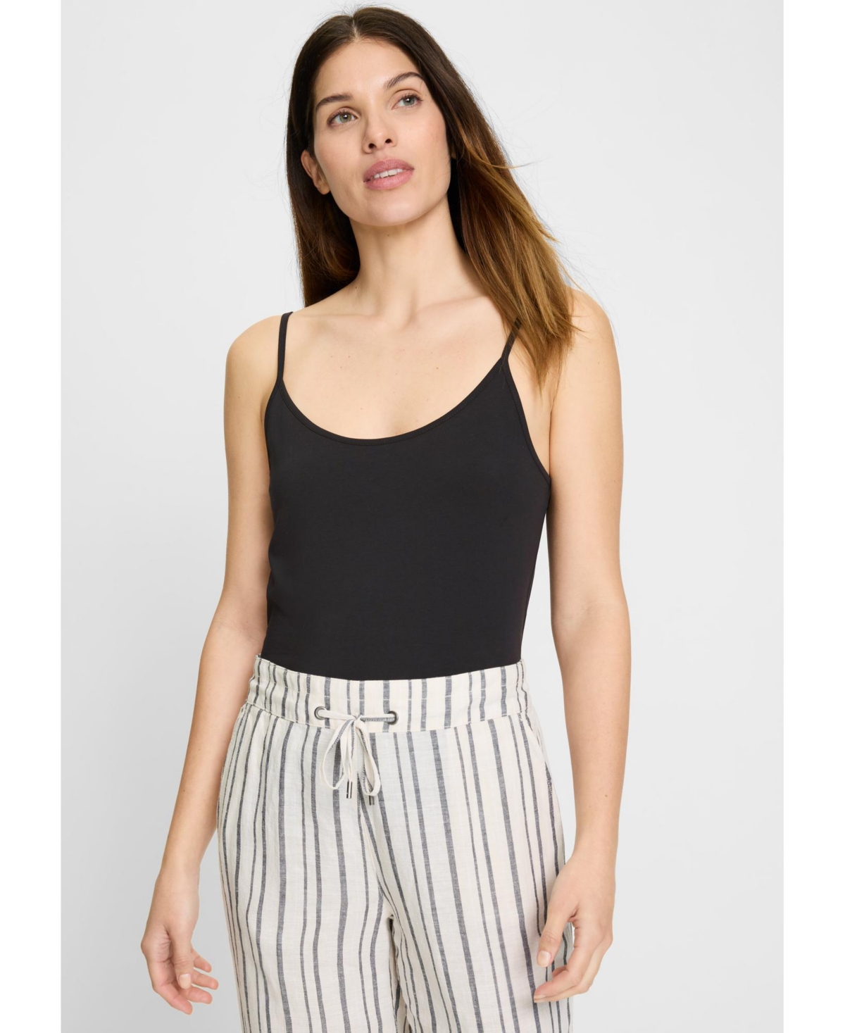 Women's Spaghetti Tank - Black