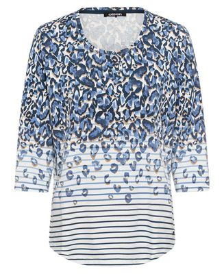 Women's Leo & Striped T-Shirt