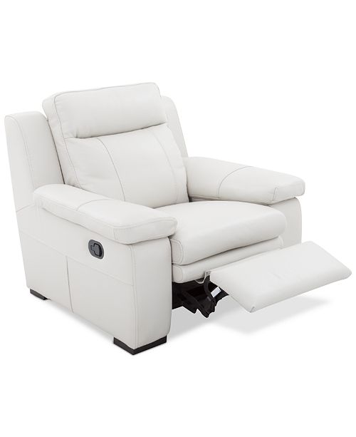 Furniture Closeout Zane Leather Manual Recliner Reviews
