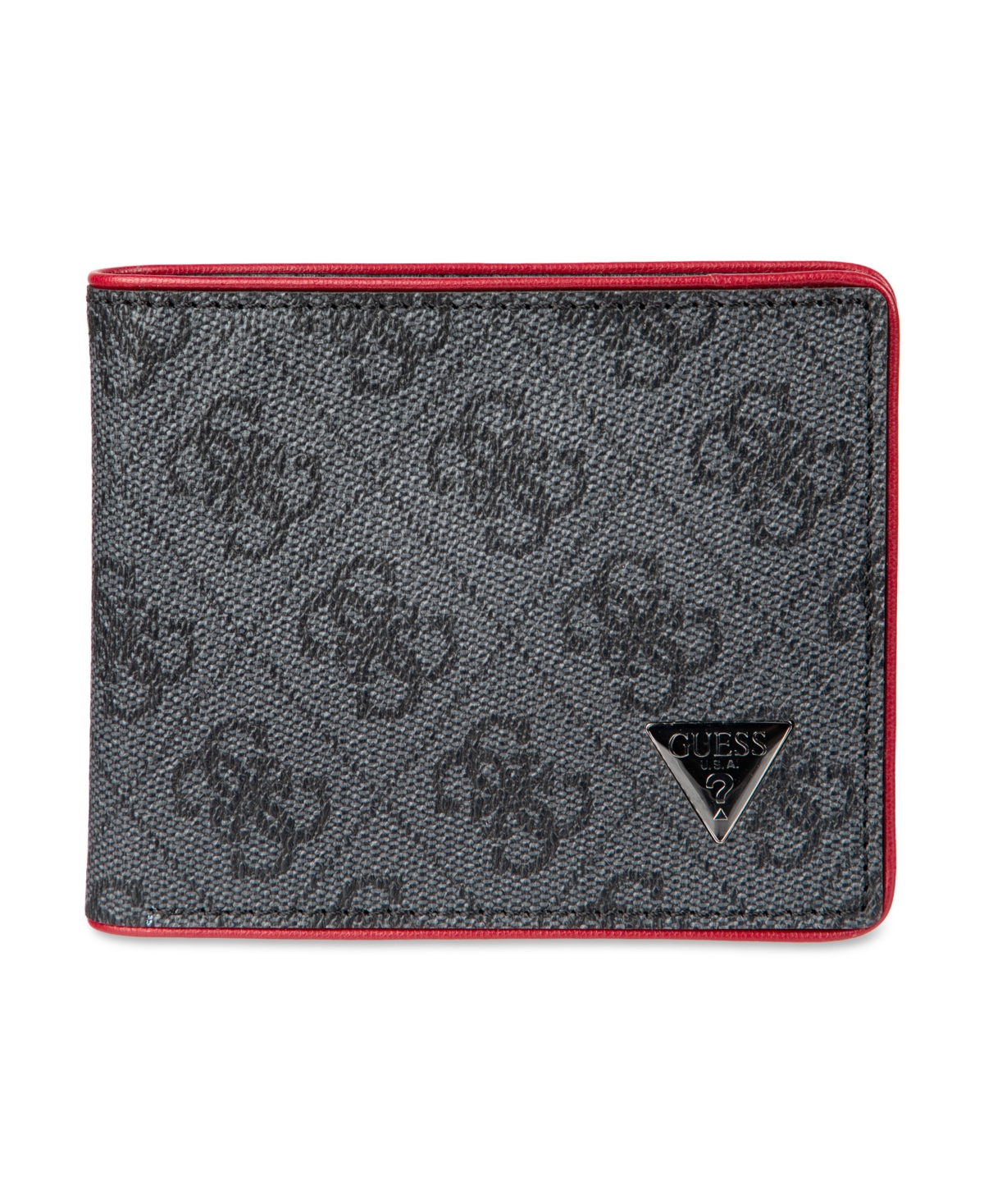 Guess Men's Rfid Quatro G Slim Fold Wallet In Black
