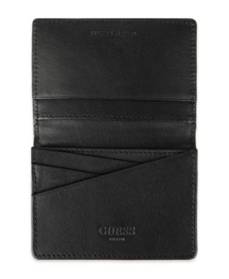 Men's RFID Tonal Gusset Card Case Wallet
