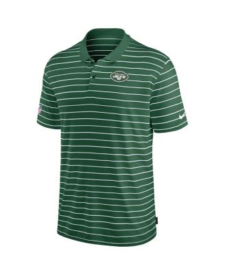 Men's Green New York Jets Sideline Lock Up Victory Performance Polo Shirt
