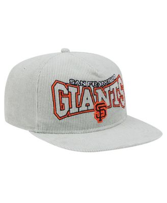 Men's Gray San Francisco Giants Corduroy Golfer Snapback Hat