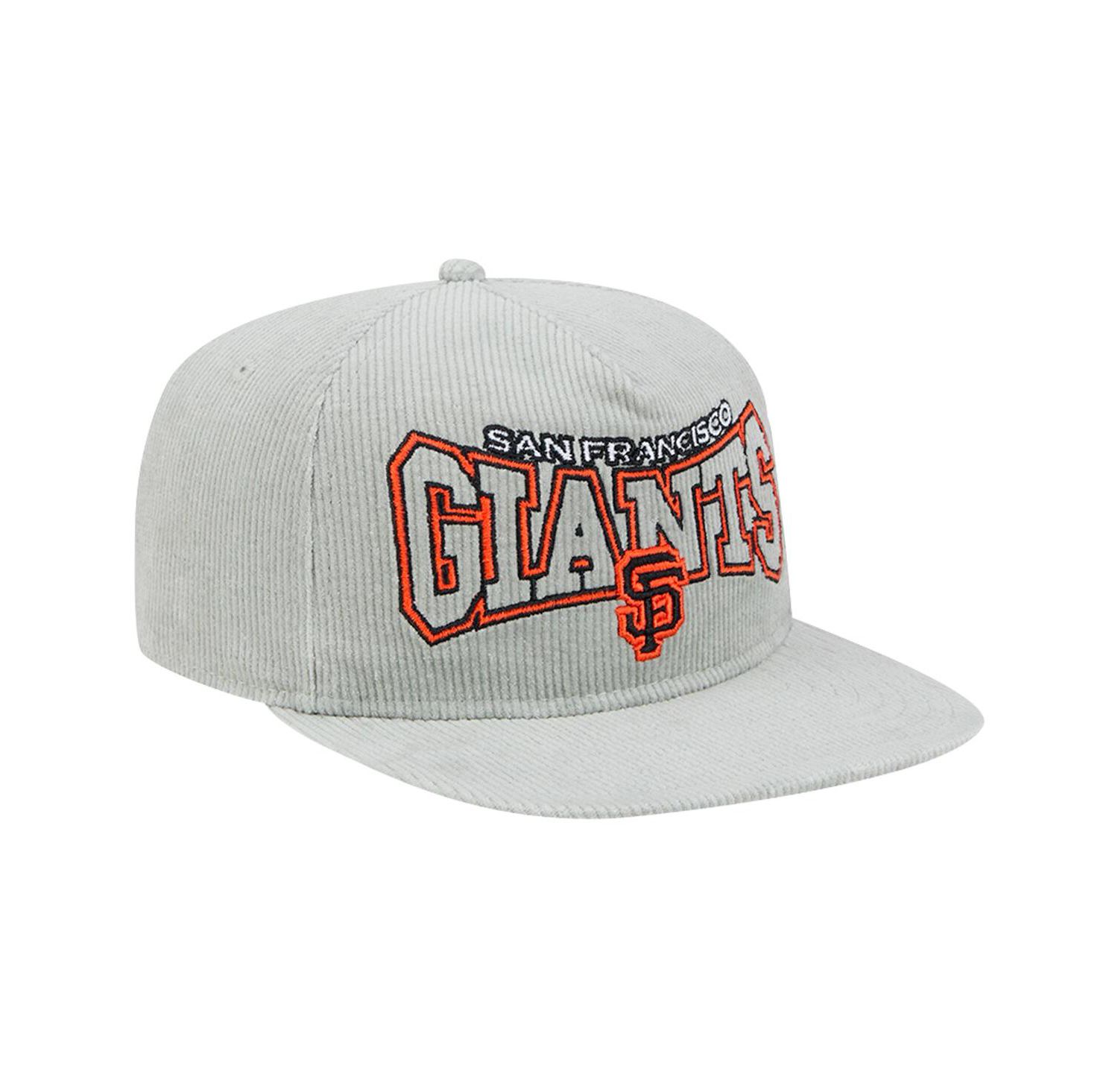 Men's Gray San Francisco Giants Corduroy Golfer Snapback Hat