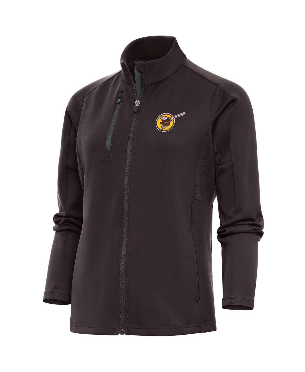 Women's Brown San Diego Padres Cooperstown Logo Generation Full-Zip Jacket - Brown