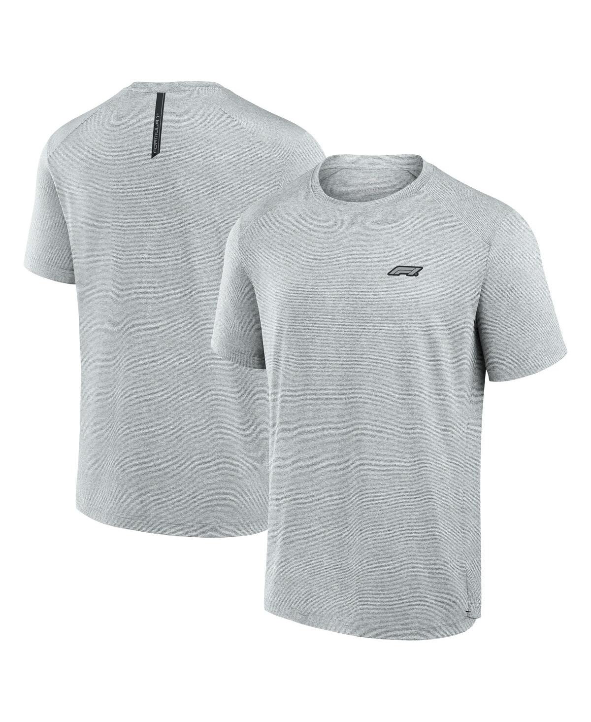 Men's Gray Front Office Move Mono T-Shirt - Gray