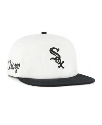 '47 Brand - Men's White/Black Chicago White Sox Foundation Captain Snapback Hat
