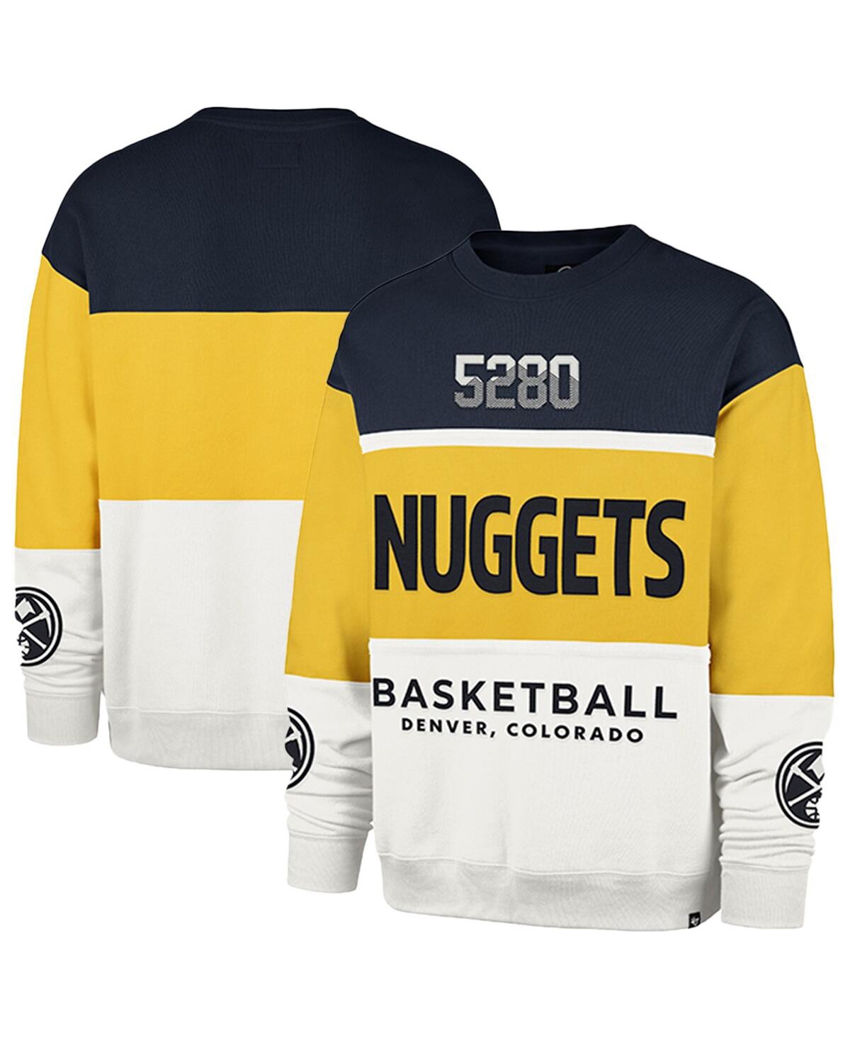 Men's and Women's Yellow Denver Nuggets 2024/25 City Edition On Five Maximalist Pullover Sweatshirt - Yellow
