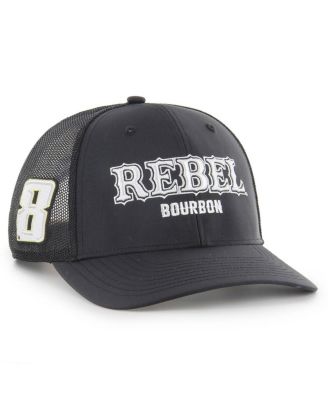 '47 Brand - Men's Black Kyle Busch Rebel Bourbon Trucker Adjustable Hat