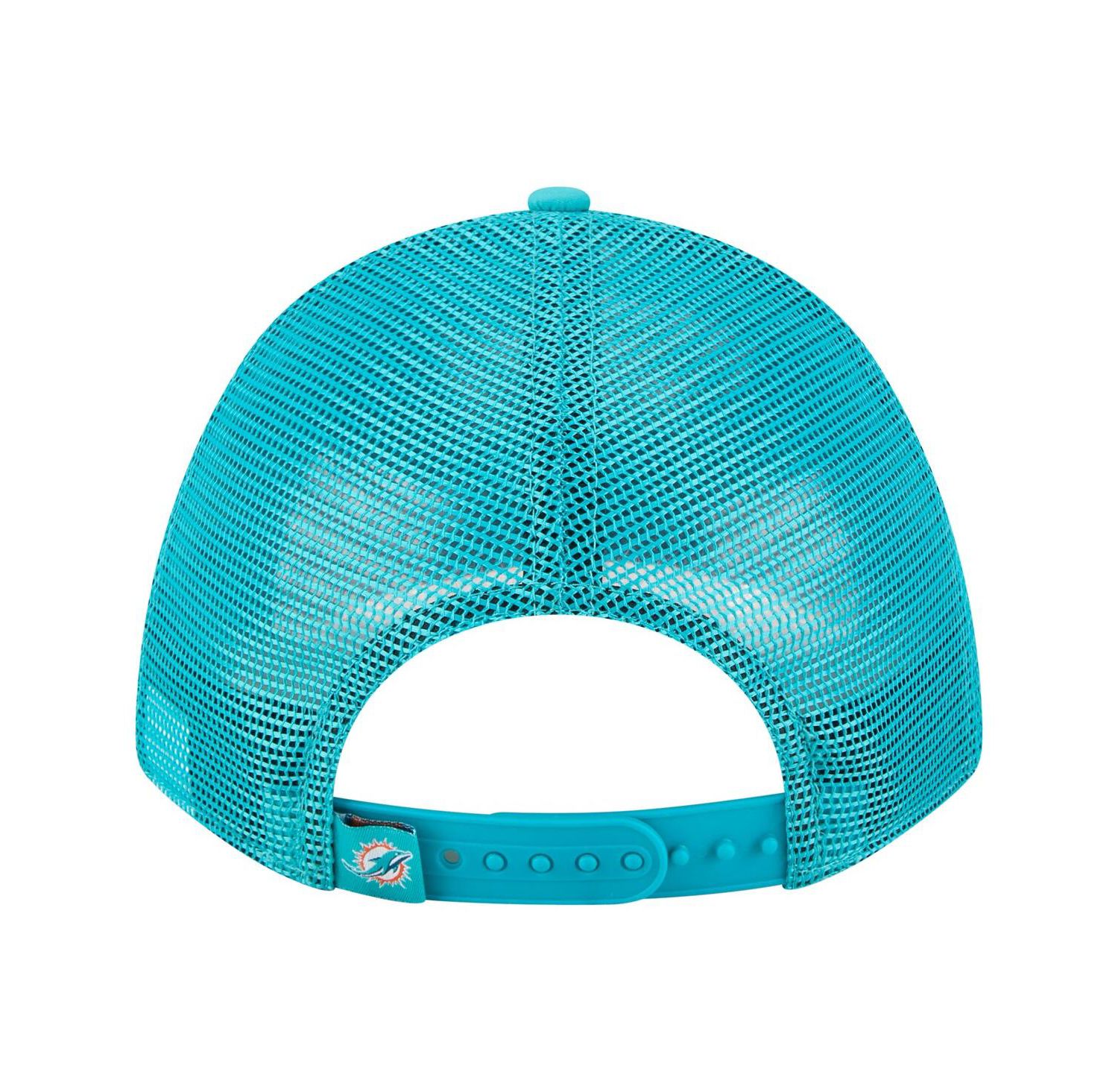Men's Aqua Miami Dolphins Active Minimalist M-Crown A-Frame 9FORTY Adjustable Hat