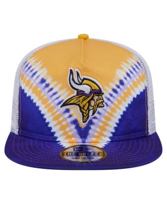 Men's Gold/Purple Minnesota Vikings Throwback Dye Golfer Snapback Hat
