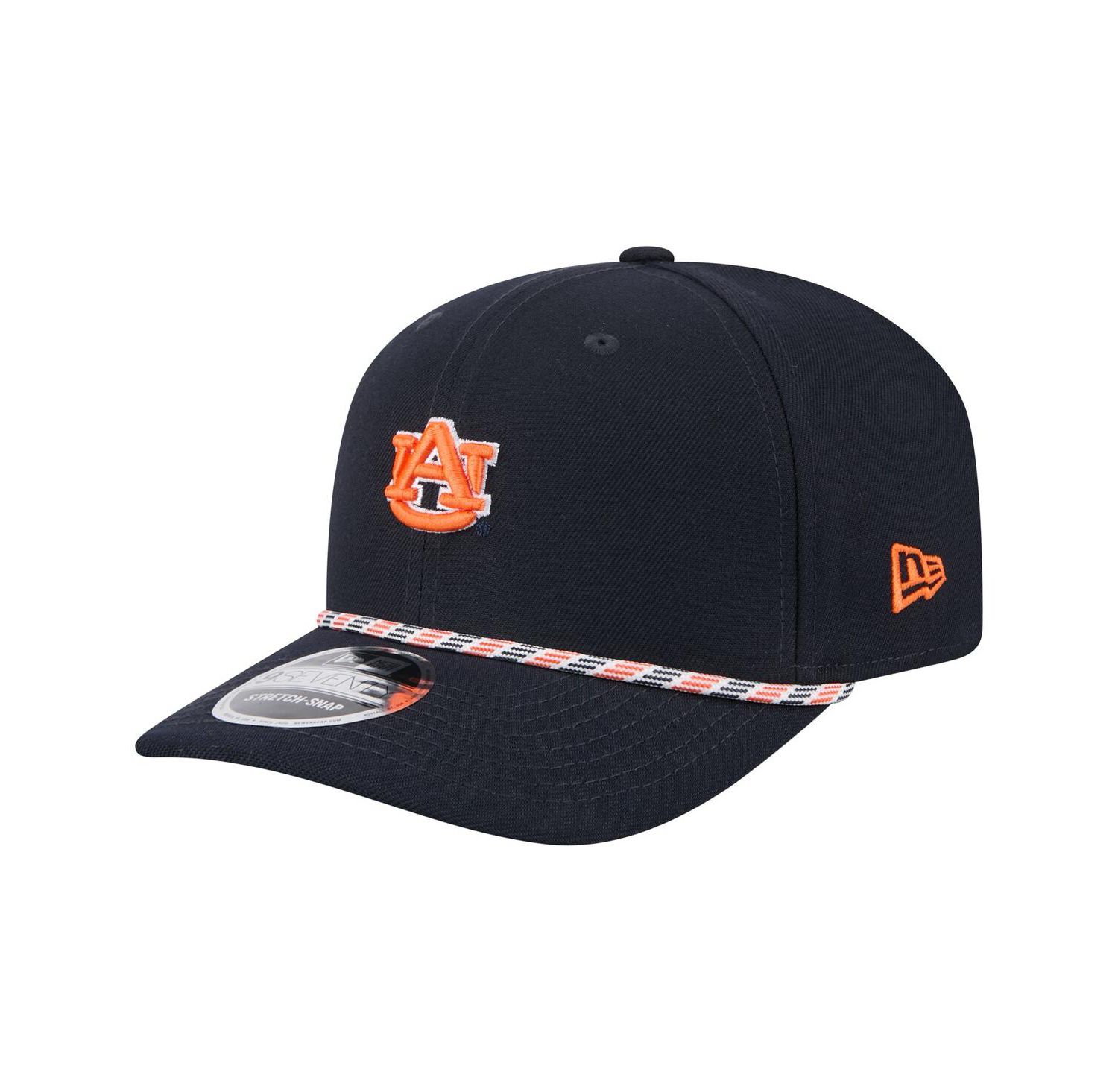 Men's Navy Auburn Tigers Game Day Multi-Rope 9SEVENTY Stretch-Snap Hat