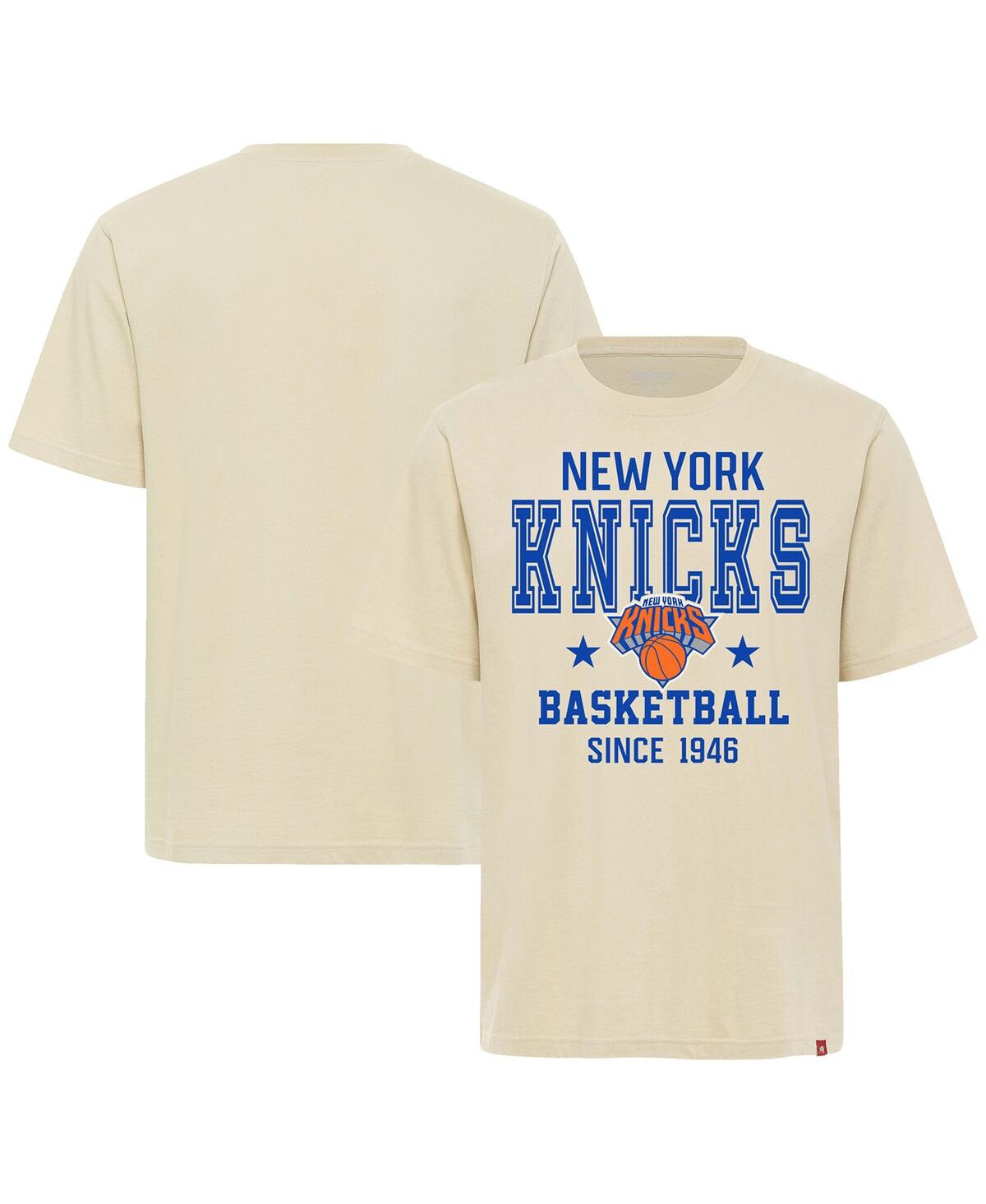 Men's and Women's Cream New York Knicks Duke Premium T-Shirt - Cream