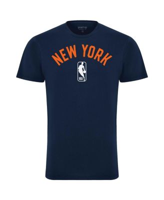 Men's and Women's Navy New York Knicks Bingham T-Shirt