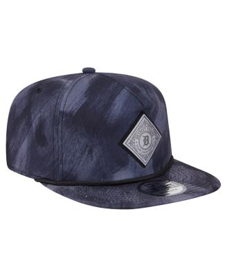 Men's Navy Detroit Tigers Printed Golfer Snapback Hat