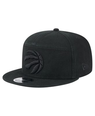 New Era - Men's Black Toronto Raptors Adventure Canvas Split Panel 9FIFTY Snapback Hat